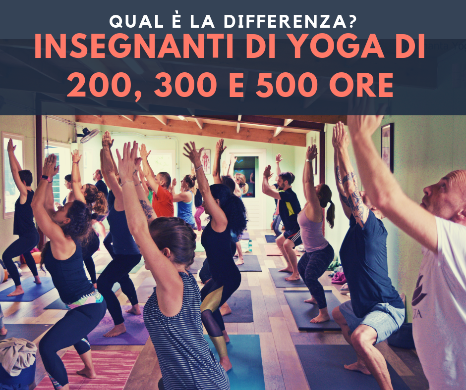 differenza 200 300 500 formazione di yoga
