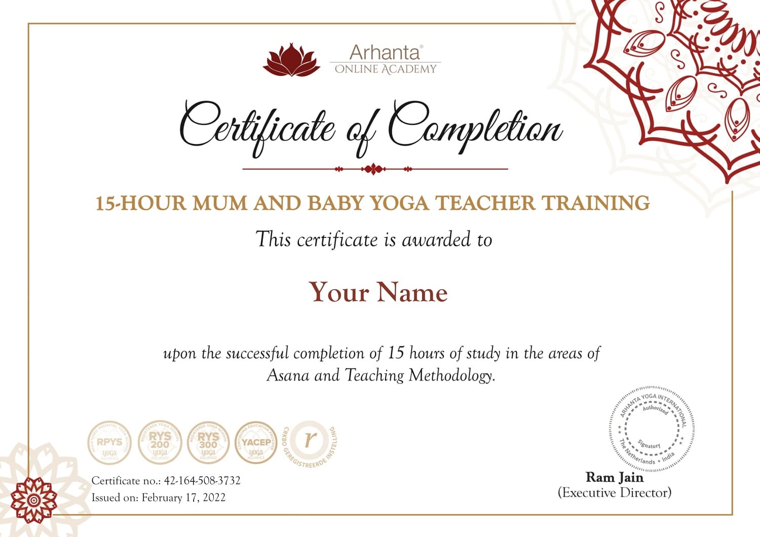 15 ore di formazione per insegnanti di yoga per mamme e bambini